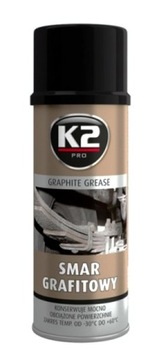 K2 SMAR GRAFITOWY 400 ML DO GWINTÓW ŚRUB PRZEGUBÓW