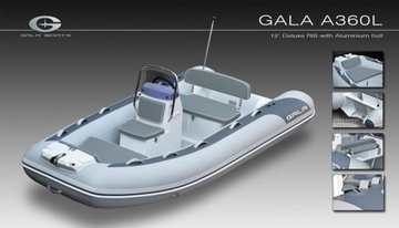 ПОНТОН ЛОДЗЬ RIB ATLANTIS GALA A360L АЛЮМИНИЙ