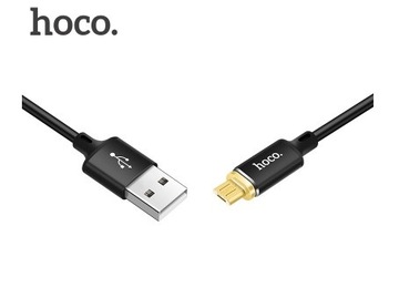 Магнитный кабель Hoco U28 Micro USB черный 1м