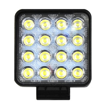 СВЕТОДИОДНАЯ РАБОЧАЯ ЛАМПА 16 LED HOMOL CE 12V 24V МОЩНАЯ