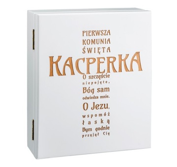 Biblia Pismo Święte Komunia Chrzest Pudełko Grawer