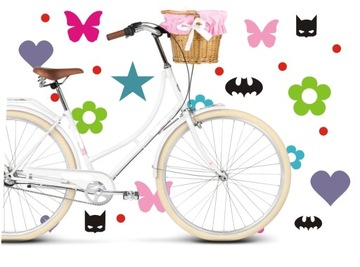 Naklejki na rowerek rower hulajnogę jeździk