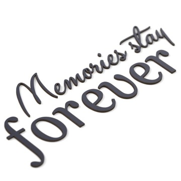 3D деревянная настенная надпись «Воспоминания остаются навсегда»