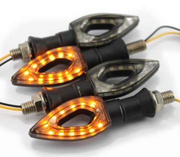 Указатели поворотов MOTORCYCLE ARROW 12 LED 4 шт. КОМПЛЕКТ ПОИГРАТЕЛЕЙ