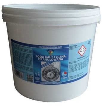 SODA KAUSTYCZNA WODOROTLENEK SODU GRANULKI - 3 KG