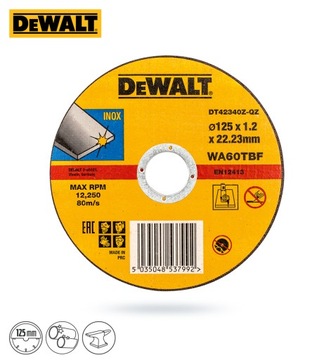 DeWalt DWE4257 Шлифмашина 125мм 1500Вт + диски 10шт