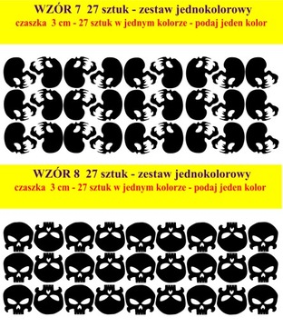 naklejki na rower kwiatki kropki gwiazdki różn wzo