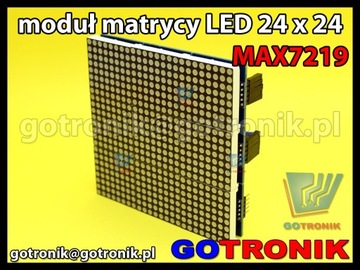 Модуль матричного дисплея 24x24 MAX7219___ LCT-121