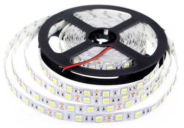 Лента СТРИП 300 LED 5050 SMD 5м ХОЛОДНО-БЕЛАЯ IP20