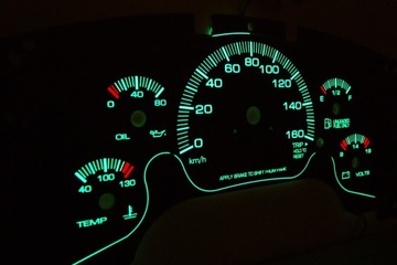 GMC Savana Chevrolet Astro tarcze licznika INDIGLO