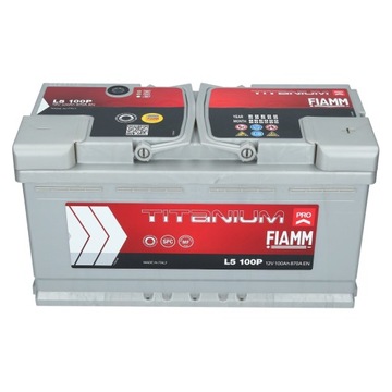 Аккумулятор Fiamm Titanium PRO 12В 100Ач P+ 870A L5 100P