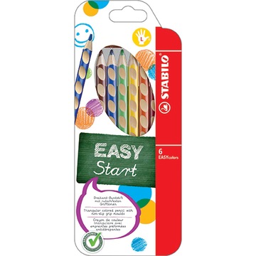 STABILO KREDKI EASYCOLORS DLA LEWORĘCZNYCH 6KOL.