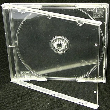 Коробки для 1 x CD Jewel Case CLEAR - 25 шт. POLISH