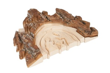 Деревянная конюшня, декоративный рождественский вертеп