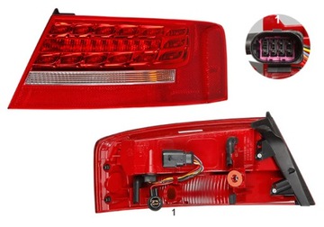 LAMPA TYLNA PRAWA AUDI A5 S5 (B8) 07-11 3D