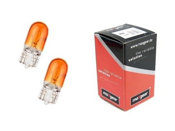 ŻARÓWKA WY5W 5W 12V T10 pomarańczowa 2 sztuki !
