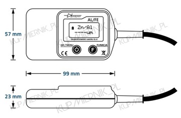 Тестер толщины краски Prodig Tech GL-8s