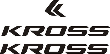 KROSS czarne naklejki rower 5-A1 RÓŻNE KOLORY