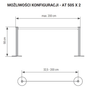 BARIERKA ROZSUWANA AT 505 20