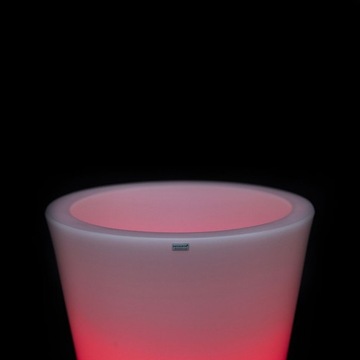 ВНУТРЕННИЙ ЦВЕТОЧНЫЙ ГОРШОК ВНЕШНИЙ ЦВЕТОЧНЫЙ ГОРШОК С ПОДСВЕТКОЙ RGB LED + ПУЛЬТ ДИСТАНЦИОННОГО УПРАВЛЕНИЯ 75 см