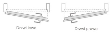 Drzwi PCV 100x210 Białe zewnętrzne jak aluminiowe