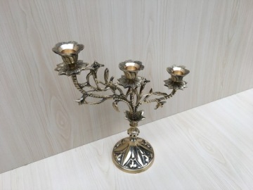 3-ray Brass Candlestick: греческий:.