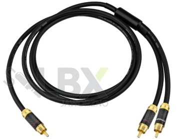 Kabel 1RCA-2RCA typu Y do subwoofera Klotz - 30m