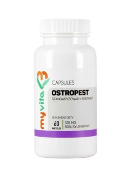 OSTROPEST EKSTRAKT 60k 125mg 80% SYLIMARYNY