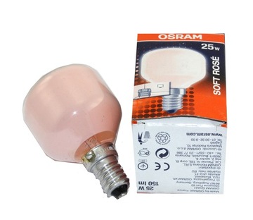 ŻARÓWKA OSRAM BELLALUX SOFT ROSE 25W E14 230V