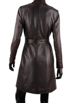 Dámsky kožený kabát Šál DORJAN EST123 XS