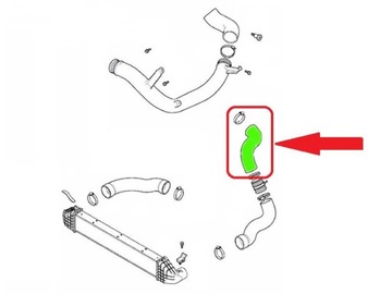 ТРУБКА ИНТЕРКУЛЕРА VOLVO V70 S60 S80 V60 30792885