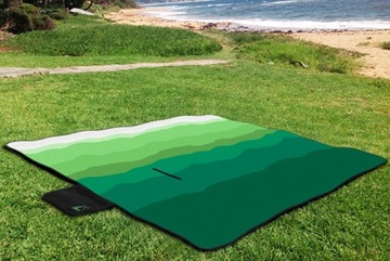 ОДЕЯЛО ДЛЯ ПЛЯЖНОГО ПИКНИКА CAMPING ALU 200x160 MAT BL