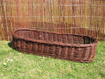 Плетеная корзина Крышка для цветочного горшка Wicker Basket100