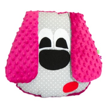Poduszka pies minky bawełna 35x35 przytulanka
