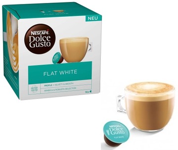 Nescafe Dolce Gusto kawa mleczna Flat White 16x