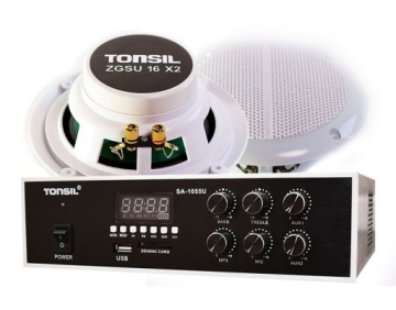 Stropní audio sada Tonsil Zgsu 16 MP3, Bt, Aux