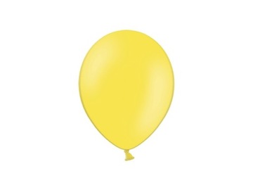 Balony żółte 23 cm, 25 szt. urodziny, ślub, wesele