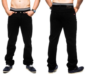 SPODNIE SZTRUKSOWE STANLEY JEANS CZARNE 84CM L32