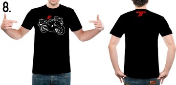 Мотоциклетная ФУТБОЛКА, футболка с принтом Honda CBR 1100 XX SuperBlackbird