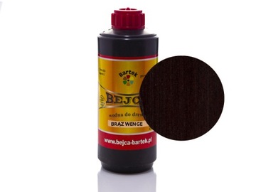 Bejca wodna do drewna BRĄZ WENGE 200ml