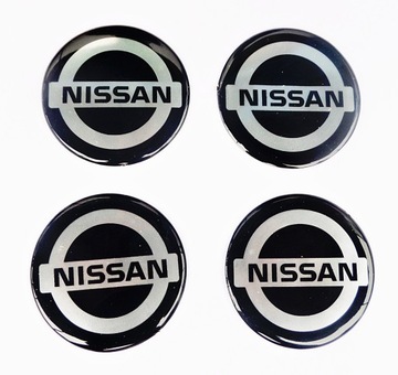 NISSAN EMBLEMATY LOGO DEKIELKI KOŁPAKI FELGI 70mm