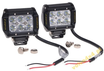 ПЕРЕДНИЕ РАБОЧИЕ ФОНАРИ 2x 18 Вт HP LED MELEX WIDLAK