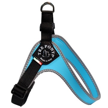 SZELKI małego psa Maltańczyk York 33-47cm TRE PONTI niebieskie rozm. 1,5