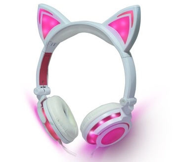 НАУШНИКИ CAT EAR СВЕТОДИОДНОЙ ПОДСВЕТКОЙ НОВАЯ МОДЕЛЬ!