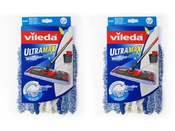 Vileda 2x Ultramax Ultramat Micro Хлопковая вставка для швабры