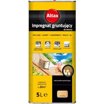 ALTAX - Impregnat gruntujący do drewna 5L