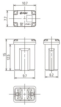 MICRO JAPVAL CUB FUSE FEMALE JCASE 40A