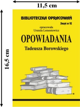 Рассказы Т. Боровского Biblioteczka Opracowania.