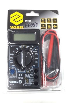 ЦИФРОВОЙ ИЗМЕРИТЕЛЬ VOREL 81780 мультиметр