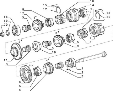 Gear Wheel 1 Run Fiat Cinquecento 700 7664444